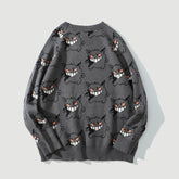 Harajuku Cartoon Strickpullover